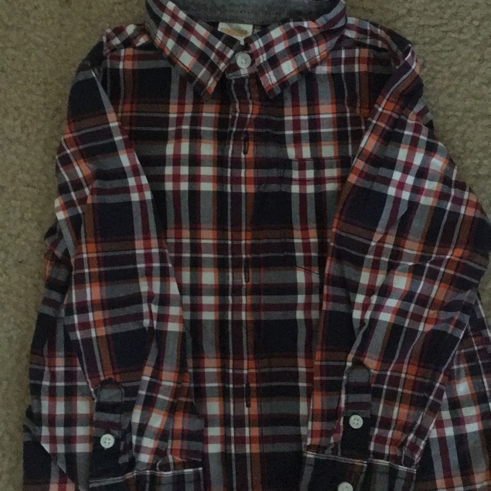Boys button up